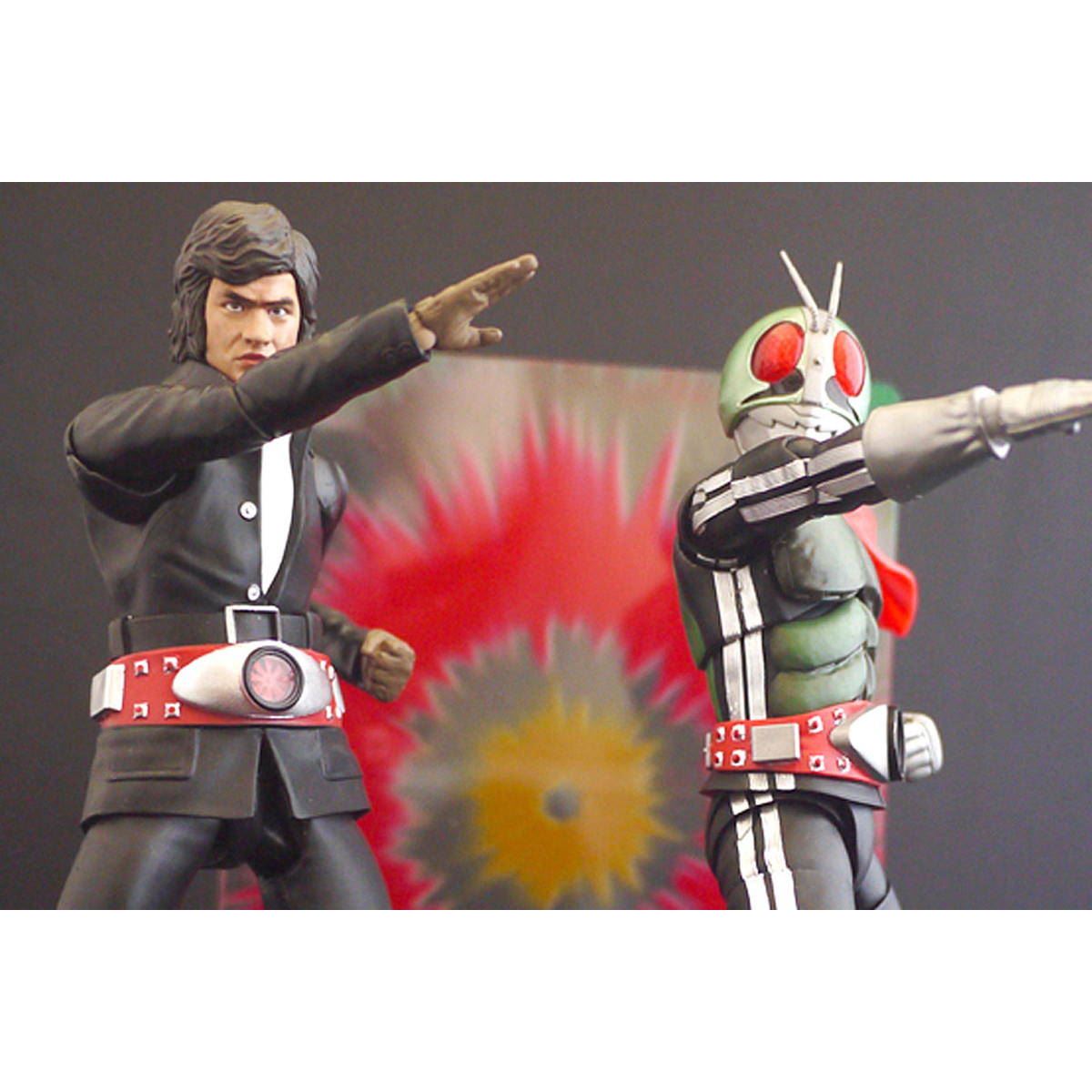 初代仮面ライダーファン必見！ 本郷猛と新1号が最新技術でフィギュア化