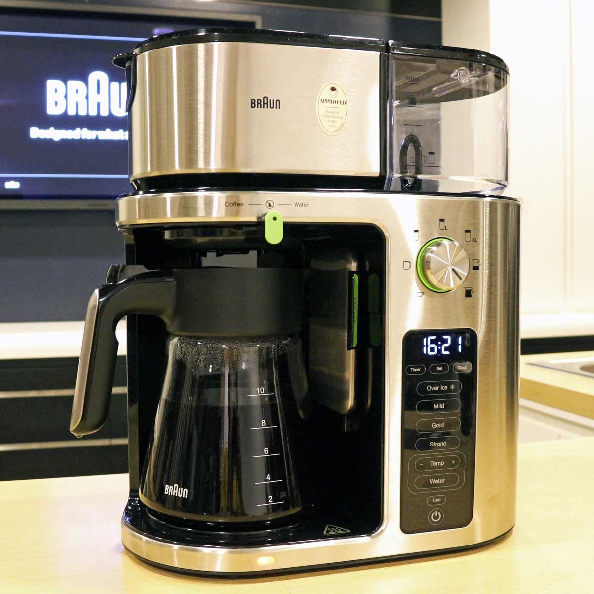 ECBC認証の抽出モード搭載のドリップ式！「ブラウン マルチサーブ