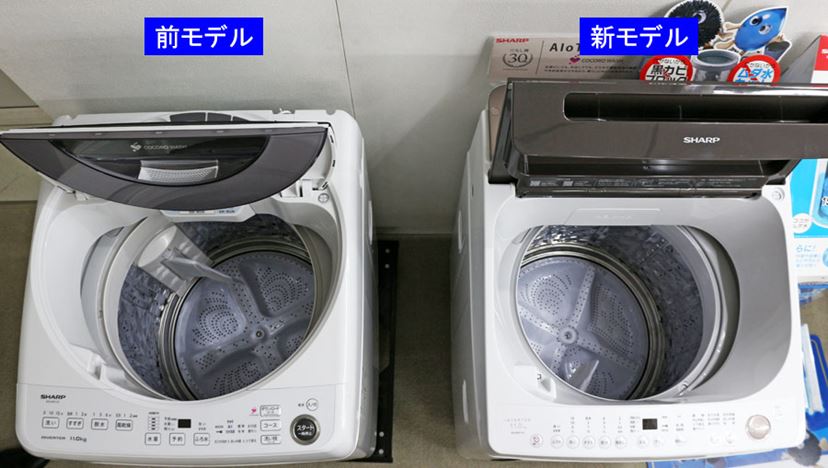 液体洗剤・柔軟剤自動投入機能を備えた機種も登場！ デザインが大きく