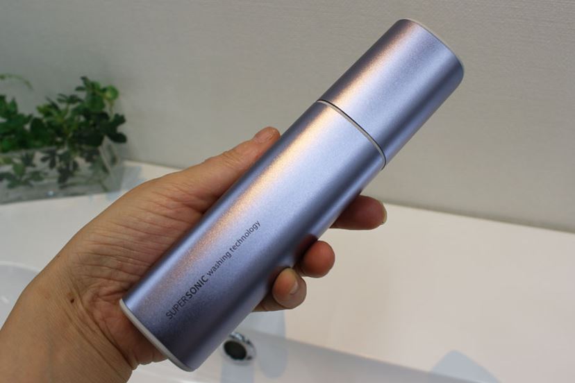 携帯性にすぐれたスリムな新型！「超音波ウォッシャー UW-S2」の