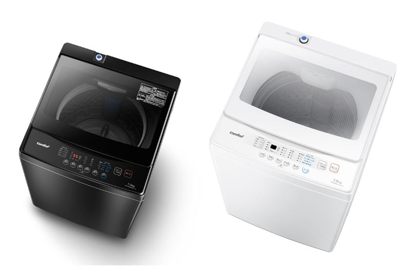 シンプルでリーズナブル！ Comfeeから洗濯・脱水容量7kg/6kg/5.5kgの縦