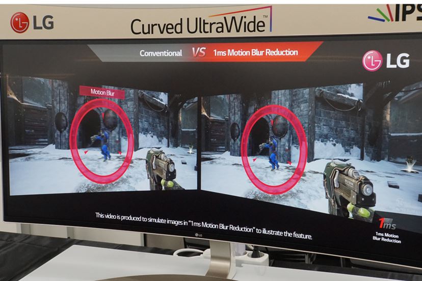 LGから曲面IPSパネルで144Hz駆動に対応した34インチウルトラワイド