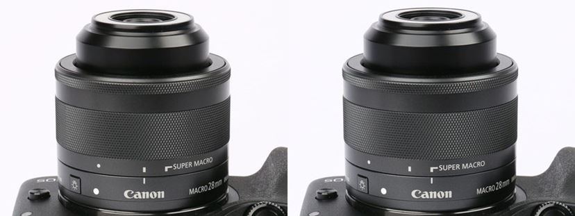 世界初のLEDライト内蔵マクロレンズ！ キヤノン「EF-M28mm F3.5 マクロ