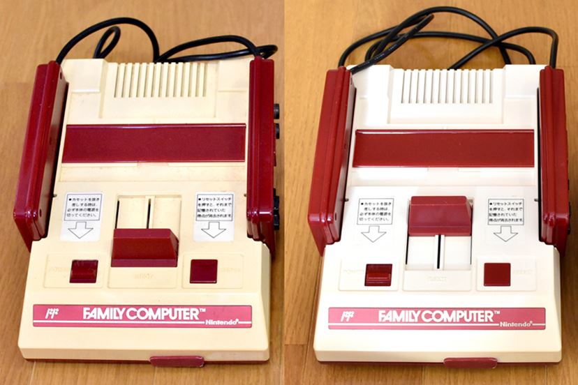 ミニファミコンばりの“驚きの白さ”に？ 黄ばんだファミコンを分解