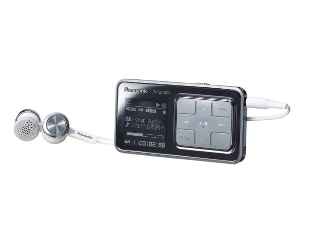 パナソニック D-snap Audio SV-SD750V-S シルバー 価格比較 - 価格.com