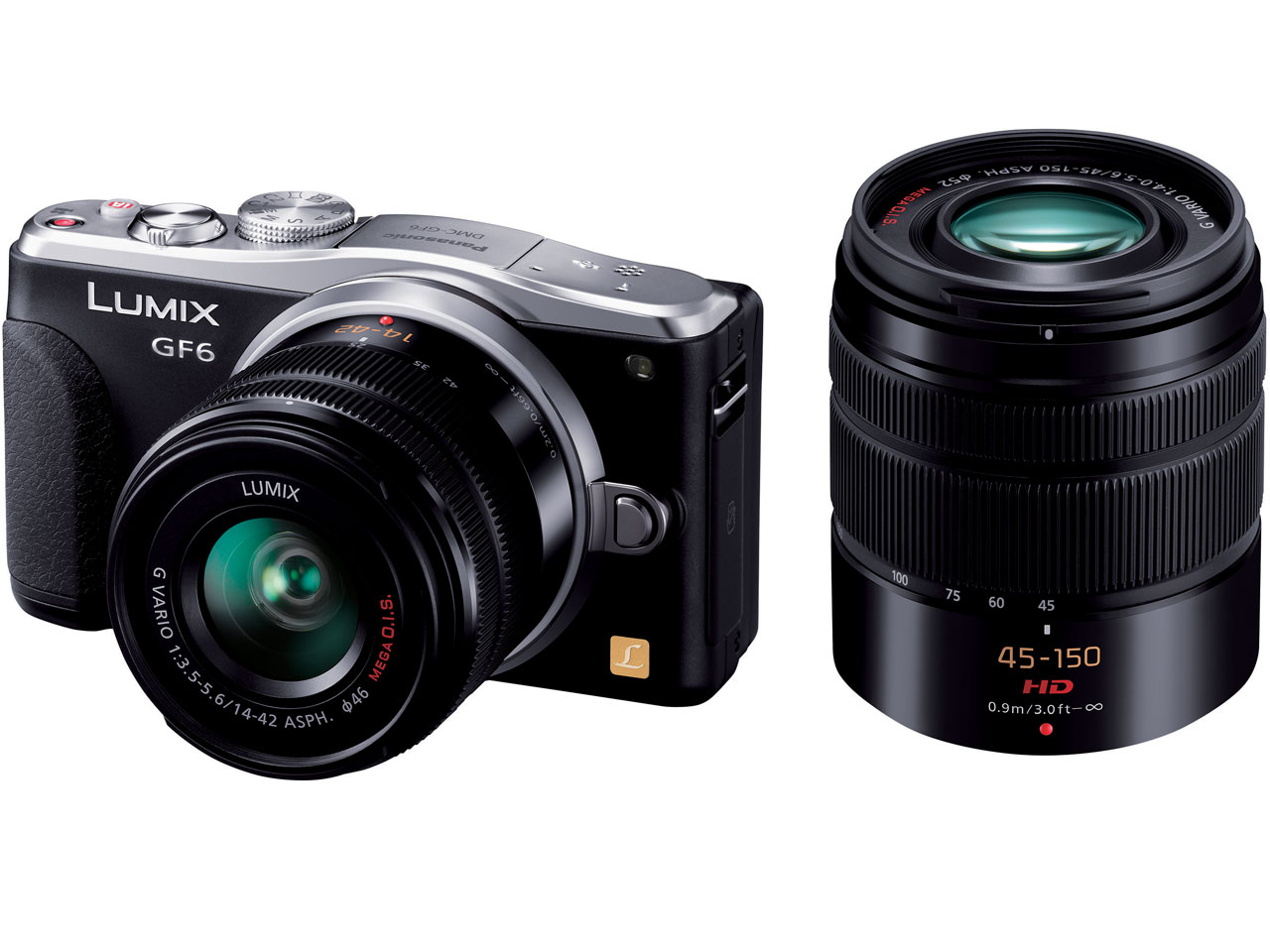 パナソニック LUMIX DMC-GF6W-K ダブルズームレンズキット [ブラック