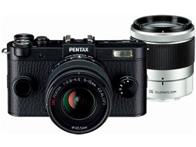 ペンタックス PENTAX Q-S1 ダブルズームキット [ブラック×チャコール