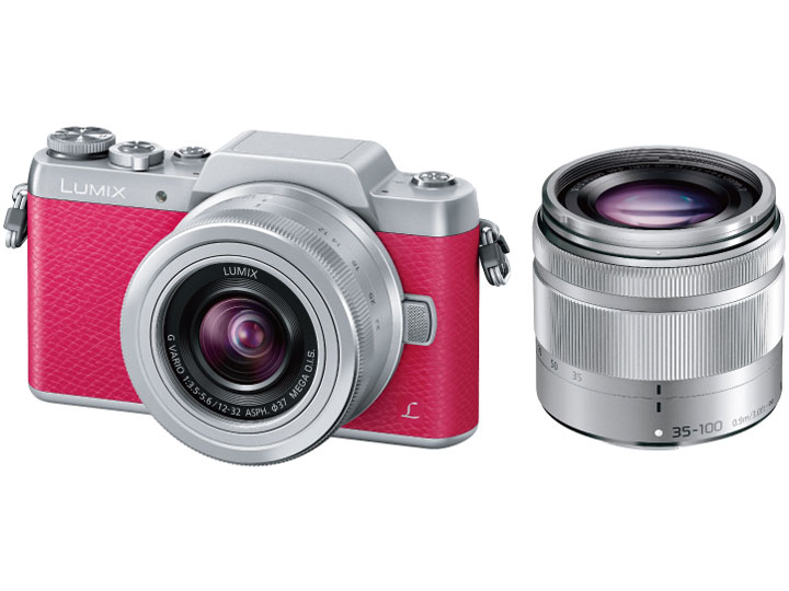 パナソニック LUMIX DMC-GF7W-P ダブルズームレンズキット [ピンク