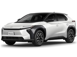 非売品]トヨタ 新型bz4X ミニカーブラックマイカ✖︎ホワイトパール