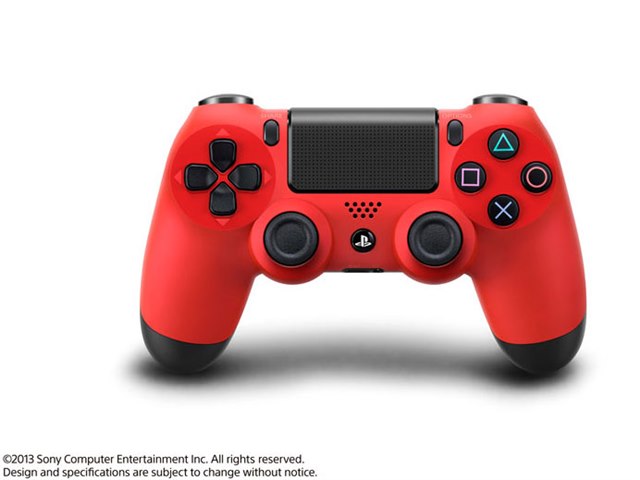 ワイヤレスコントローラー(DUALSHOCK 4) CUH-ZCT1J 01 [マグマ・レッド