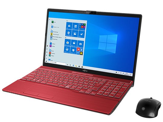 FMV LIFEBOOK AH77/E2 FMVA77E2R [ガーネットレッド]の製品画像 - 価格.com