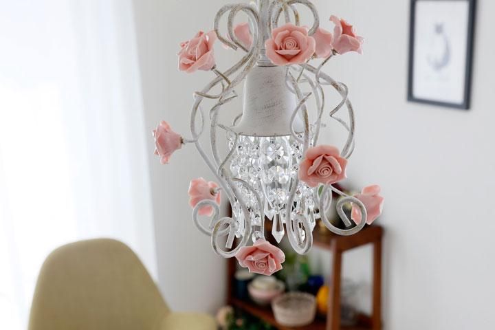 プチシャンデリア 薔薇 バラ 輸入照明 Rosary｜デザイン照明のCROIX