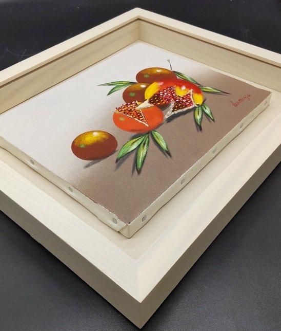 角箱 乳白 P10号 油彩額縁(p10) 530×410mm用 - 額縁 - 激安通販 | 額の