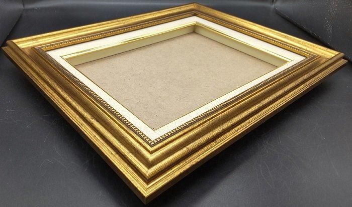 8111 ゴールド F10号 530×455mm アクリル板付き油彩額縁 - 額縁 - 激安