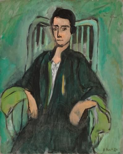 マティス【ルネ、緑のハーモニー】 - 手描き 絵画（油絵複製画）販売の