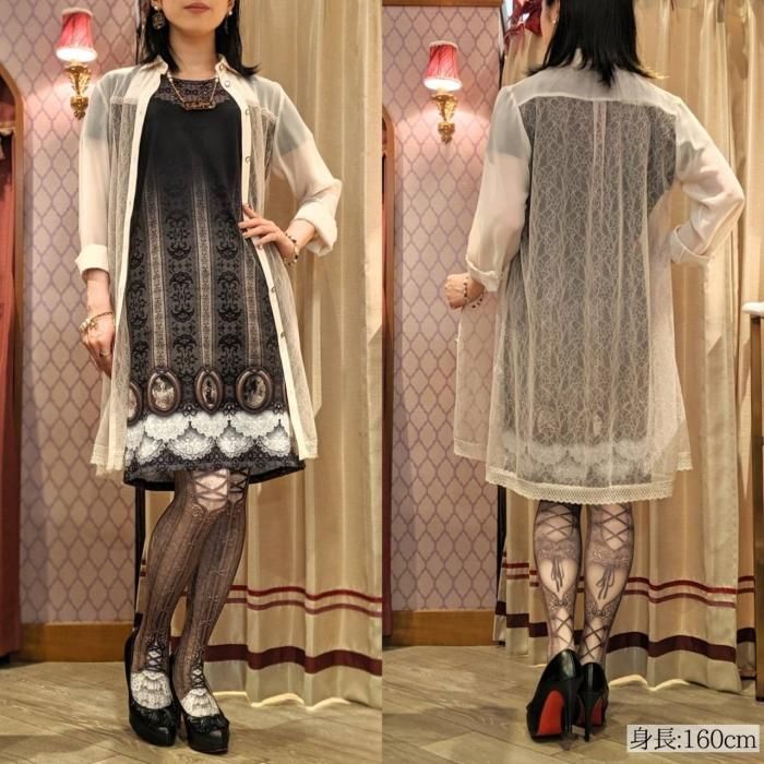 FrameシリーズTシャツワンピース（Round frame） - 【公式】abilletage