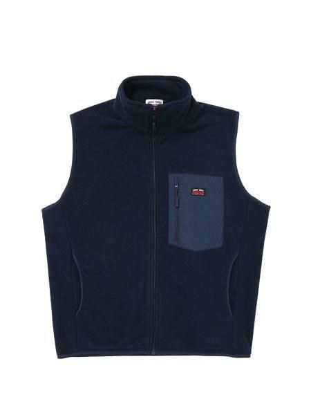 PORKCHOP GARAGE SUPPLY 】 FLEECE VEST ( フリース ベスト ) Navy