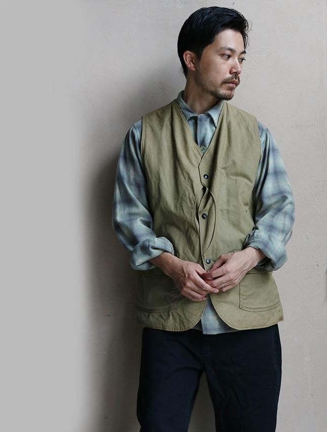 40s HINSON HALF MOON VEST SIZE40 GOOD COND - MATIN, VINTAGE