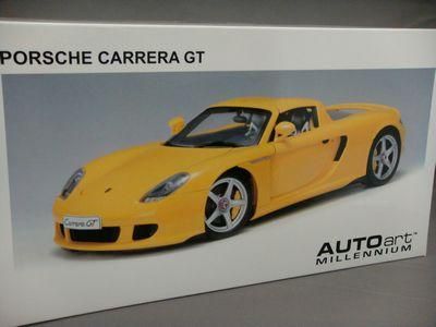 1/18 オートアート ポルシェ カレラ GT （イエロー） - ミニカー