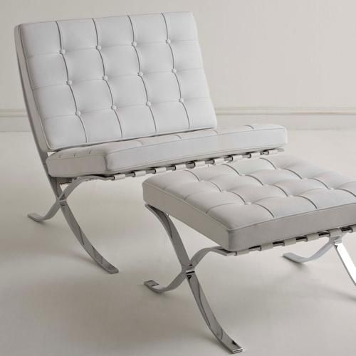 ミース・ファン・デル・ローエ/バルセロナチェア【スティールライン