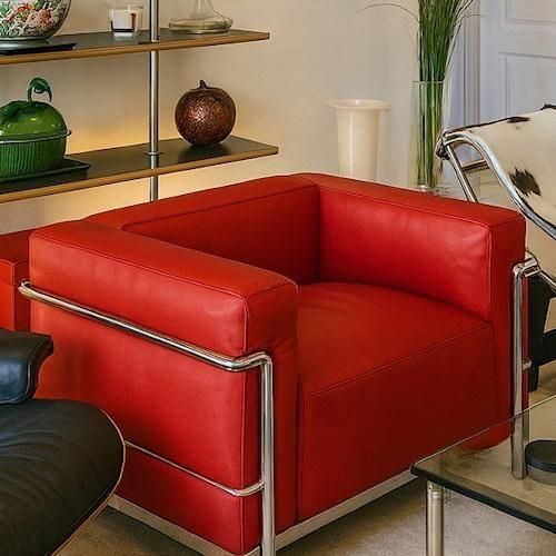 ル・コルビジェ/LC3シングルソファ1人掛【スティールライン