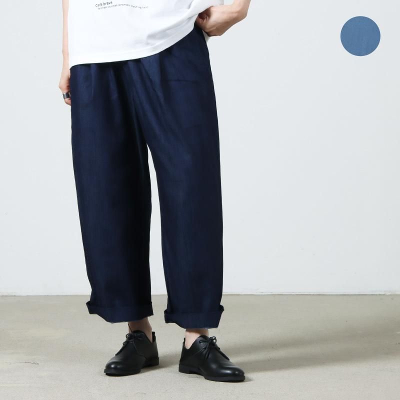 WILD THINGS (ワイルドシングス) DENIM TUCK WIDE PANTS / デニム