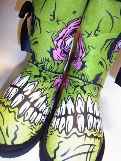 IRONFIST/ ZOMBIE STOMPER FUG BOOTS （blackxgreen） - 下北沢KILLERS