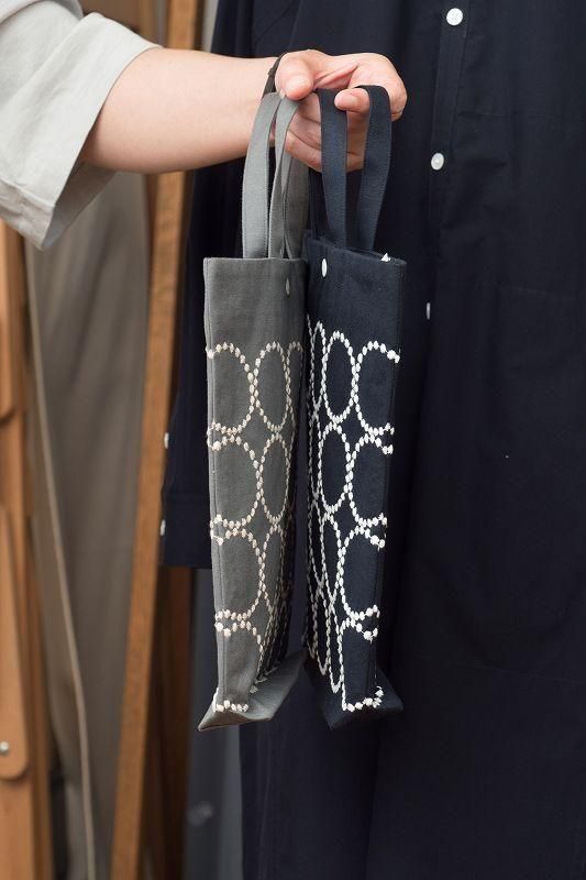 mina perhonen kanssa tote bag -tambourine- Mサイズ(28×24×4) - ミナ