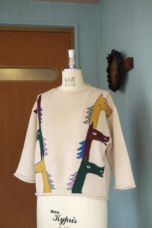 ミナペルホネン thoroughbred プルオーバーニット (ベージュ/38