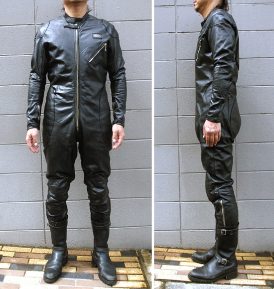 Vintage Lewis Leathers Black Coverall (38) VLL-12 - BARKBOX