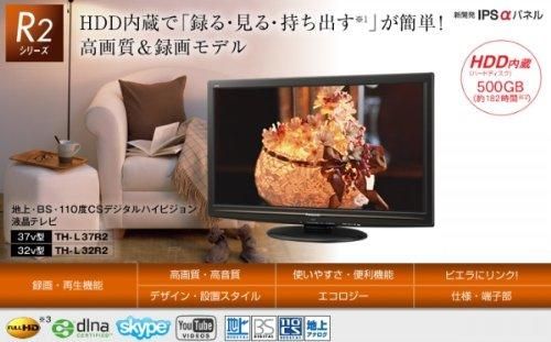 TH-L37R2｜パナソニック 37V型 液晶 テレビ VIERA TH-L37R2 フル