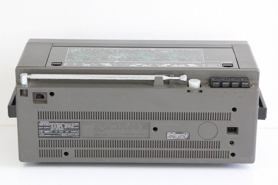 ICF-6800｜SONY BCLラジオ 万能ACアダプター付｜中古品｜修理販売