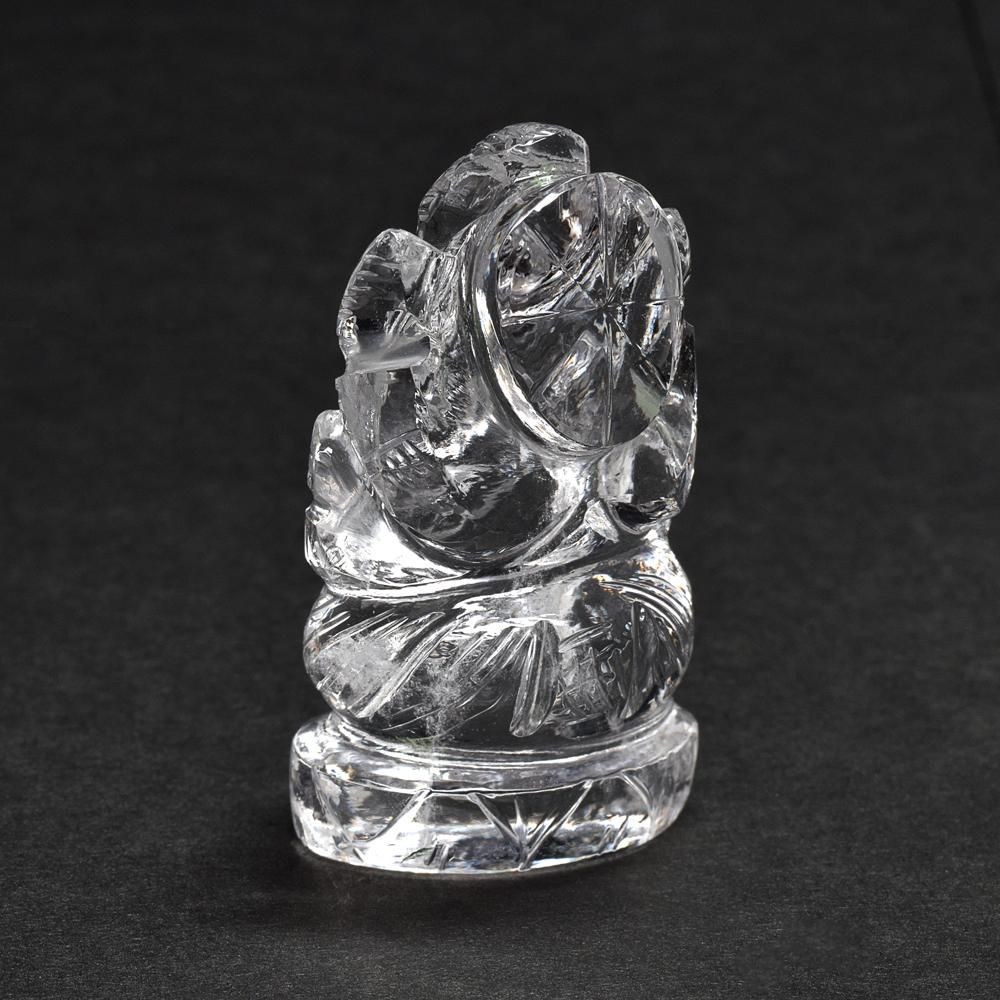 ヒマラヤ水晶「ガネーシャ像」 53x32.1x24.8mm #NB556 - プレミアム