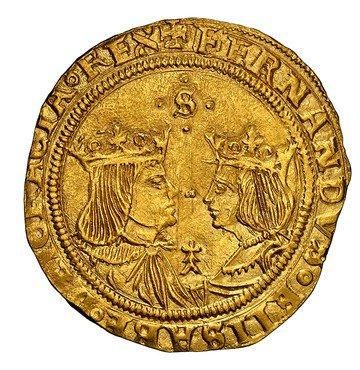 スペイン 1497-1504 フェルナンド5世 イサベル1世 2エクセレント金貨