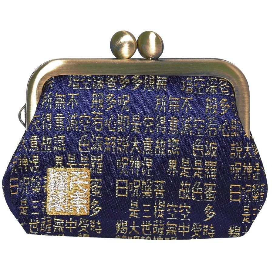 千糸繍院 西陣織 金襴 がま口 2.5寸角型マチ付き財布／小銭入れ（裏地