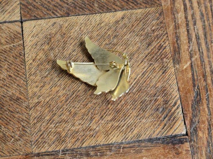 ヴィンテージ 蝶モチーフ ブローチ A｜アンティーク・ヴィンテージ