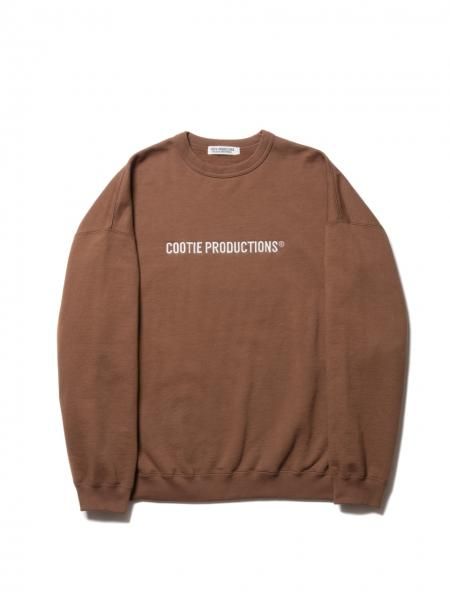 COOTIE (クーティー) Embroidery Crewneck Sweatshirt (COOTIE LOGO