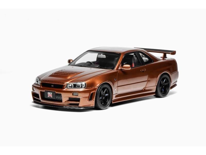 モーターヘリックス】 1/18 日産スカイライン GT-R (R34) CUSTOMIZED