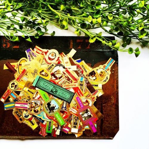 ヴィンテージシガーバンドアソートセット【10枚】 - Cheri