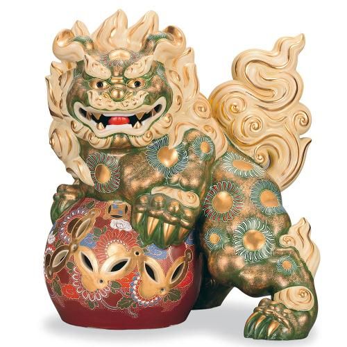 九谷焼 獅子 置物・縁起物 - 九谷焼通販 陶らいふ-和食器九谷焼の販売