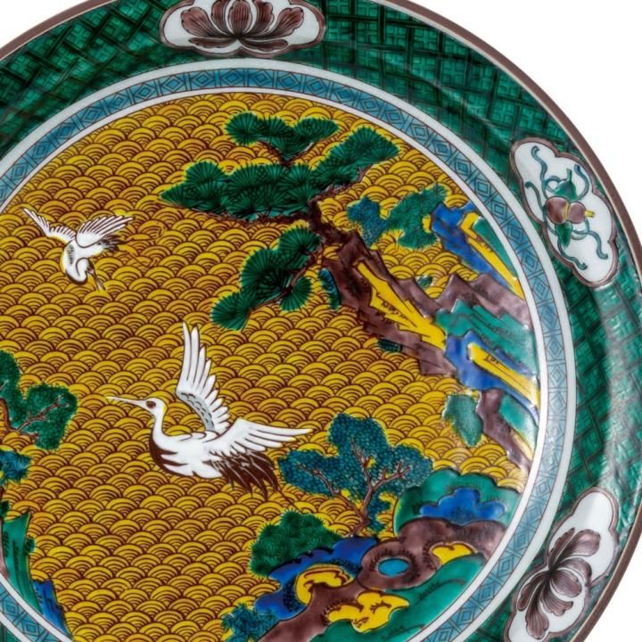 12号飾皿 吉田屋鶴