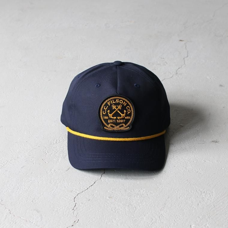 フィルソン FILSON ロープトラッカーキャップ ROPE TRUCKER CAP ネイビー