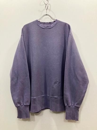 ANCELLM（アンセルム） 2022AW 22AW DAMAGE SWEAT SHIRT ダメージ