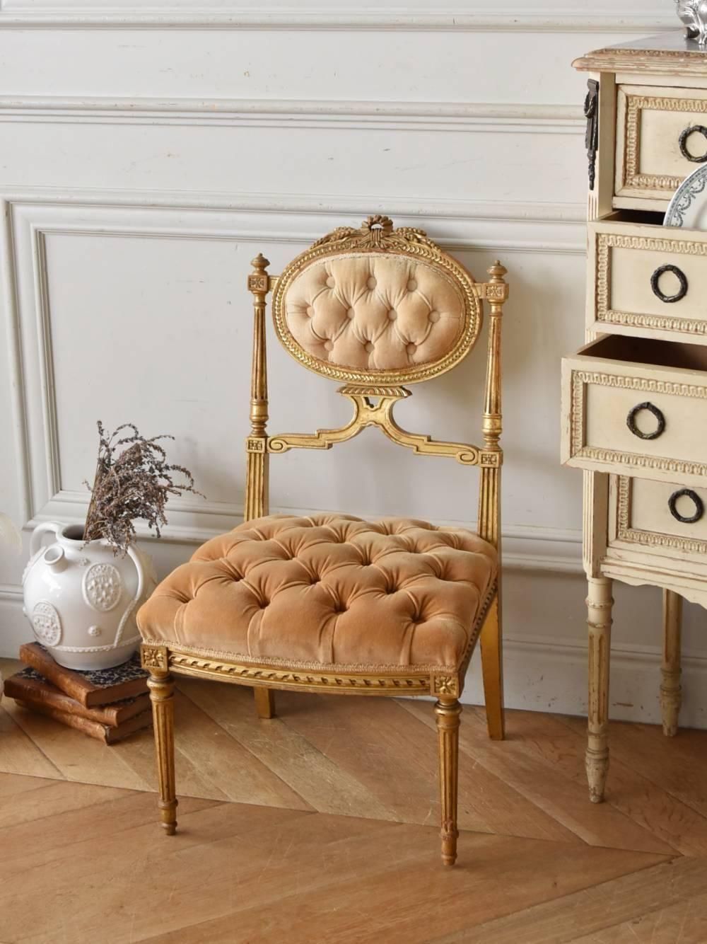 フランスアンティークチェア 痛みあり フランスアンティーク家具