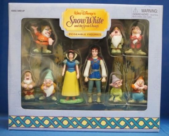 希少】Disney スノーホワイトと七人の小人 可動フィギュアセット