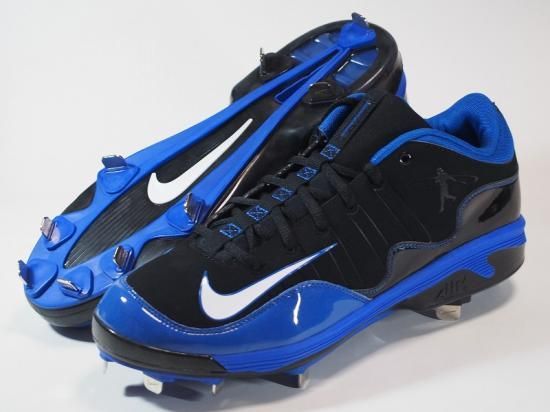 ○NikeナイキAir Swingman Remix 2 黒青29cm○野球スパイク金具メタル