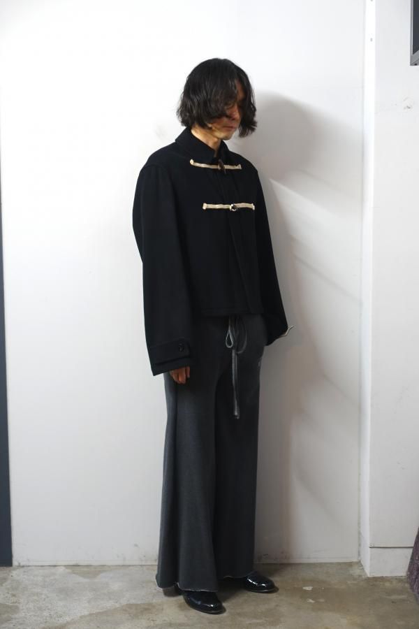 SHINYAKOZUKA(シンヤコズカ)/DUFFLE JK WITH NO BIJOU/BLACK 通販