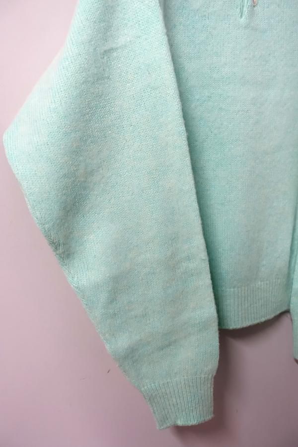 URU(ウル)/KNIT POLO/L.GREEN 通販 取り扱い-CONCRETE RIVER