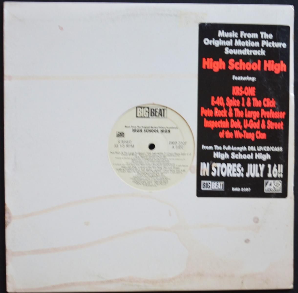 V.A. / HIGH SCHOOL HIGH (MUSIC FROM THE ORIGINAL MOTION PICTURE
