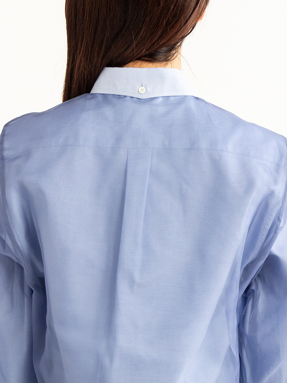 LAYERED OXFORD SHEER SHIRT レイヤードオックスフォードシャツ HYKE